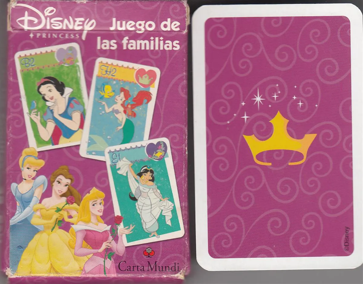 Barajas y Naipes: Disney Princess juego de las familias