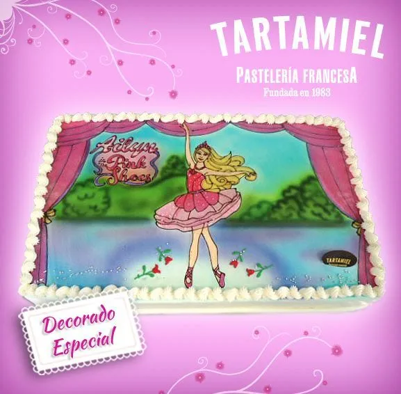Barbie bailarina .. | Pasteles Decorados . TARTAMIEL | Pinterest