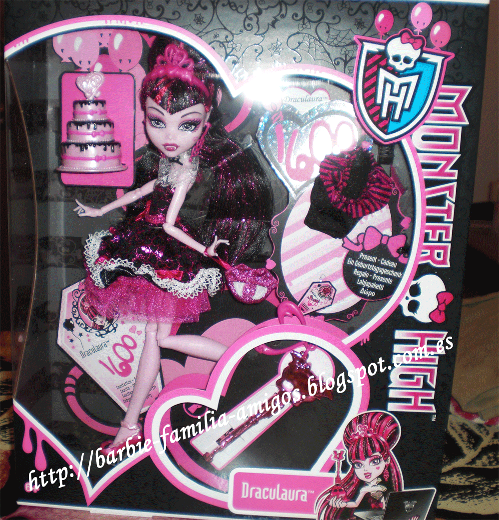 Barbie, familia y amigos: Monster High "Draculaura 1600" - Draculaura