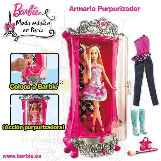 Barbie Moda Mágica en Paris Armario Purpurizador | Flickr - Photo ...