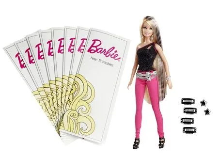 Barbie en la Princesa y la Cantante: Barbie Extensiones de pelo ...