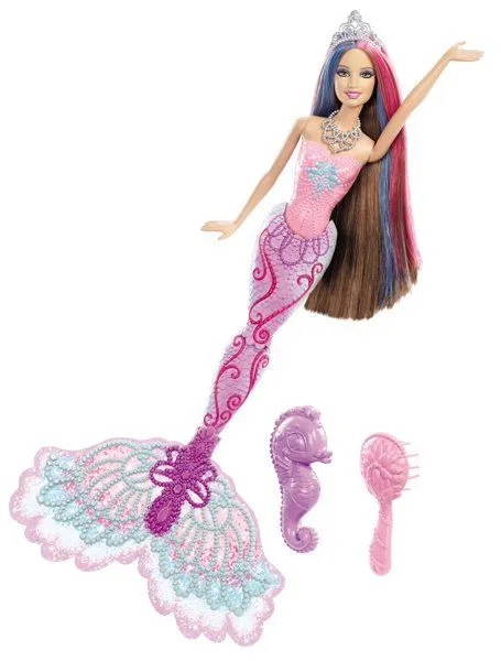 BARBIE SIRENA COLORES MÁGICOS | SEARS.COM.MX - Me entiende!