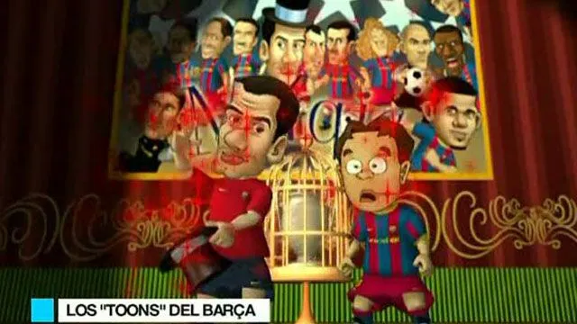 El Barça se convierte en un dibujo animado, Telediario - RTVE.es A ...