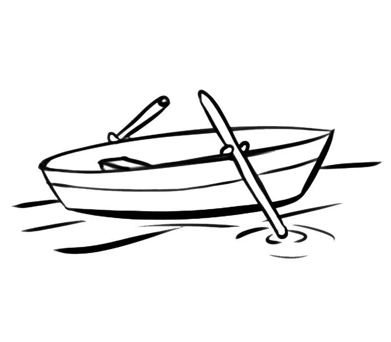 bote de remos Colouring Pages