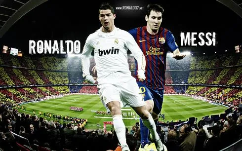 Barcelona 2-2 Real Madrid. Cristiano Ronaldo and Lionel Messi ...