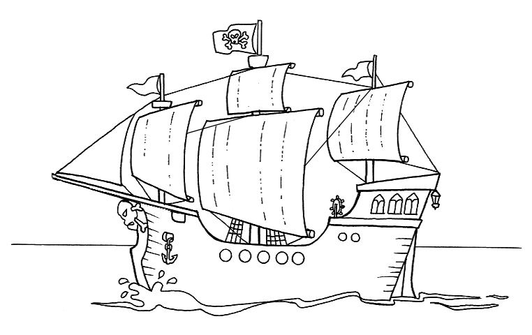 Dibujos de barcos de guerra para imprimir - Imagui