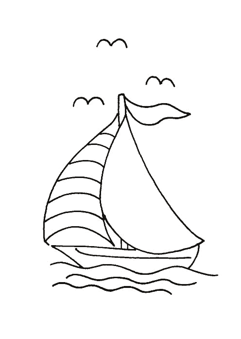 barcos de vela Colouring Pages