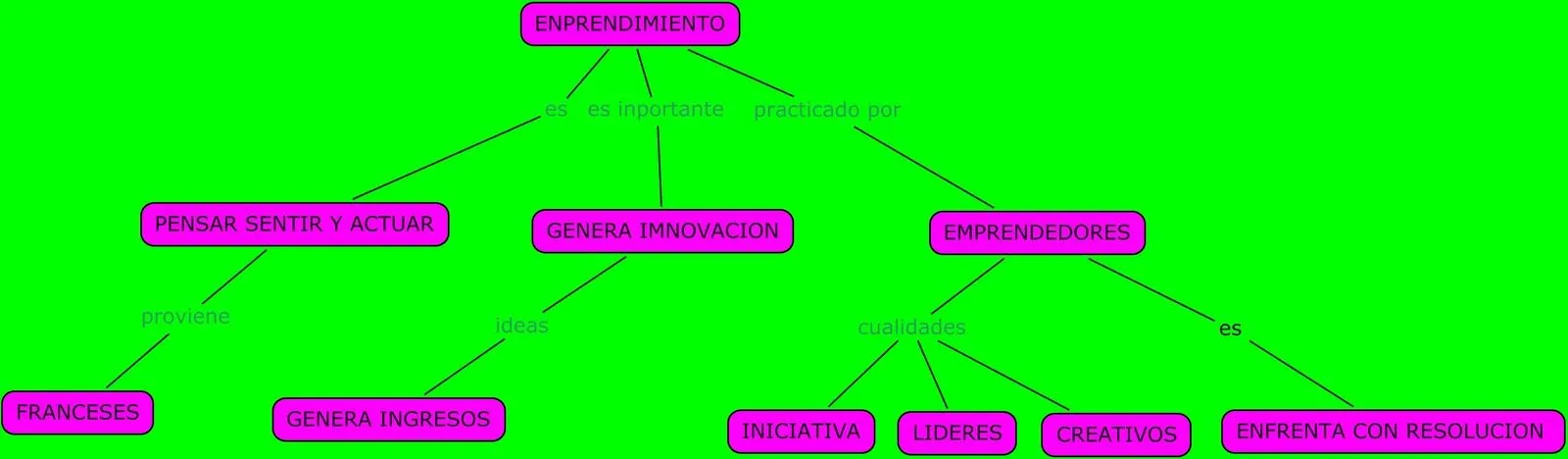 BARON ROJO: MAPA CONCEPTUAL EMPRENDIMIENTO