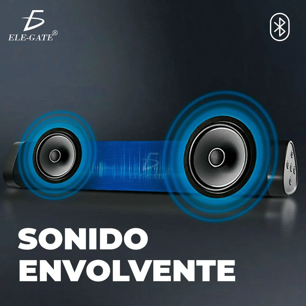 Barra de Sonido Estéreo Bluetooth 5.0 Inalámbrico con Subwoofer - ELE-GATE