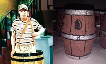 Barril del Chavo del ocho | Photo booth | Pinterest