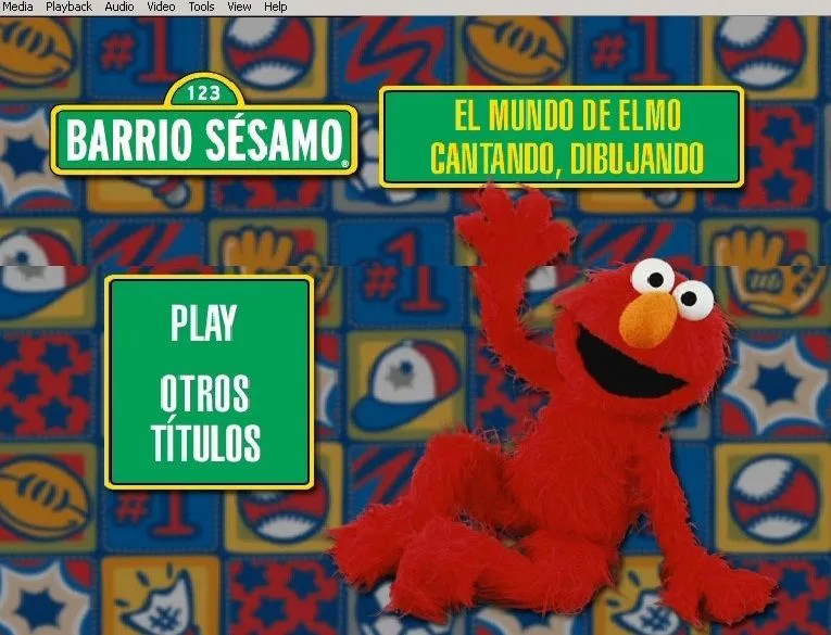 Barrio Sesamo EL MUNDO DE ELMO Cantando Dibujando DVD-full - One ...