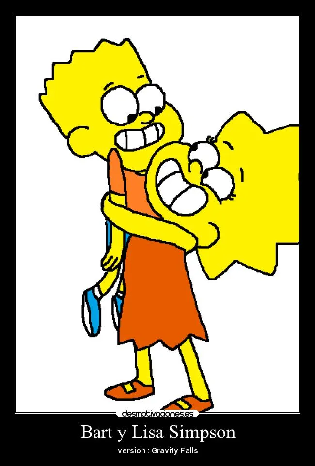 Bart y Lisa Simpson | Desmotivaciones