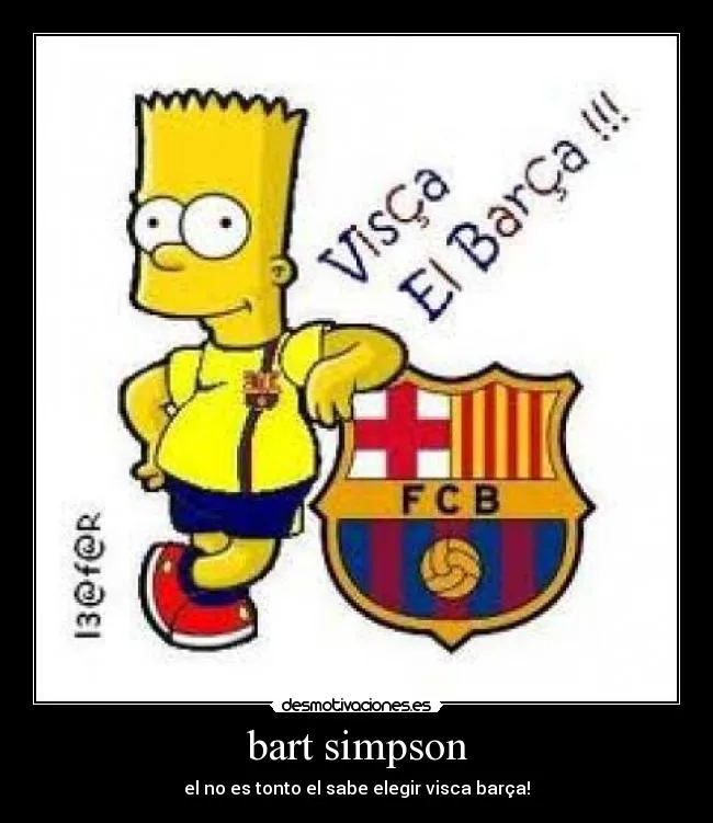 bart simpson - desmotivaciones.