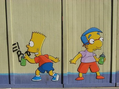 BART SIMPSON HACIENDO GRAFFITI - Transmission repairs