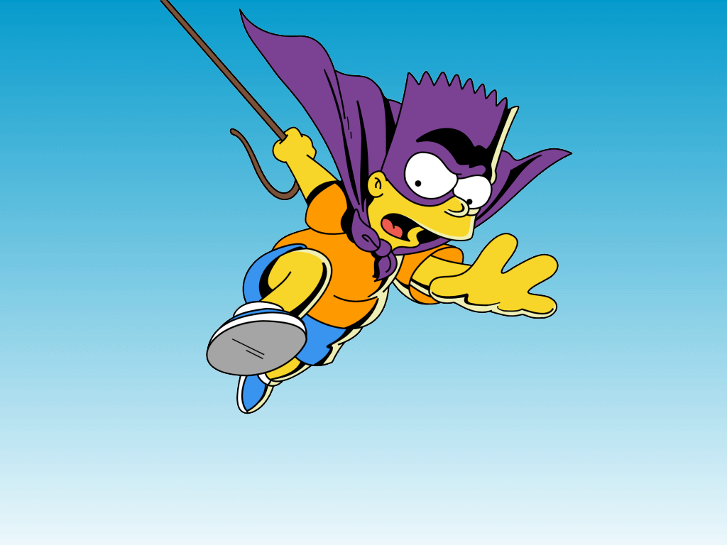 BART SIMPSON, THE BARTMAN BART SIMPSON WALLPAPER super heroe bart