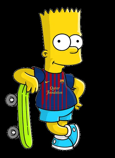 Los simpson vestidos de barcelona - Imagui