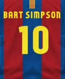 bart_simpson 10 - Camiseta de Barcelona - Primera Division