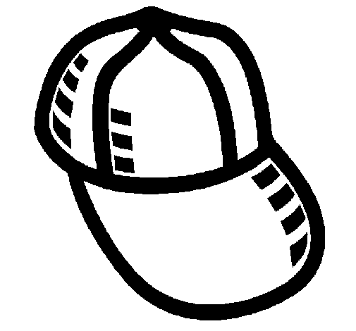 Baseball cap coloring page - Coloringcrew.com