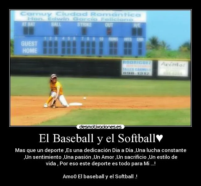 Imagenes de baseball con frases de amor - Imagui