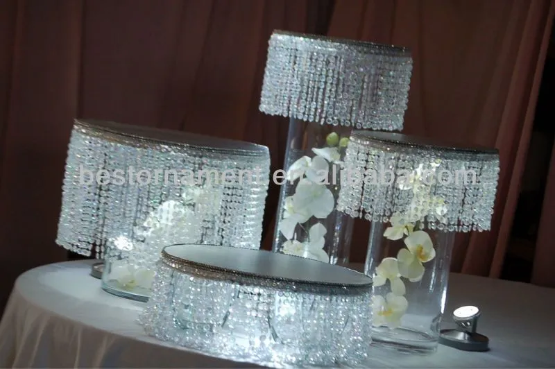 10" base redonda decorativos pastel de bodas stand-Platos ...