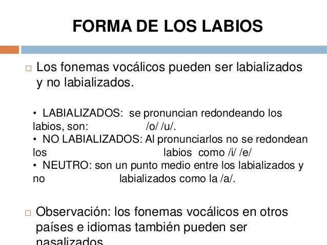 Lo básico sobre los fonemas del español