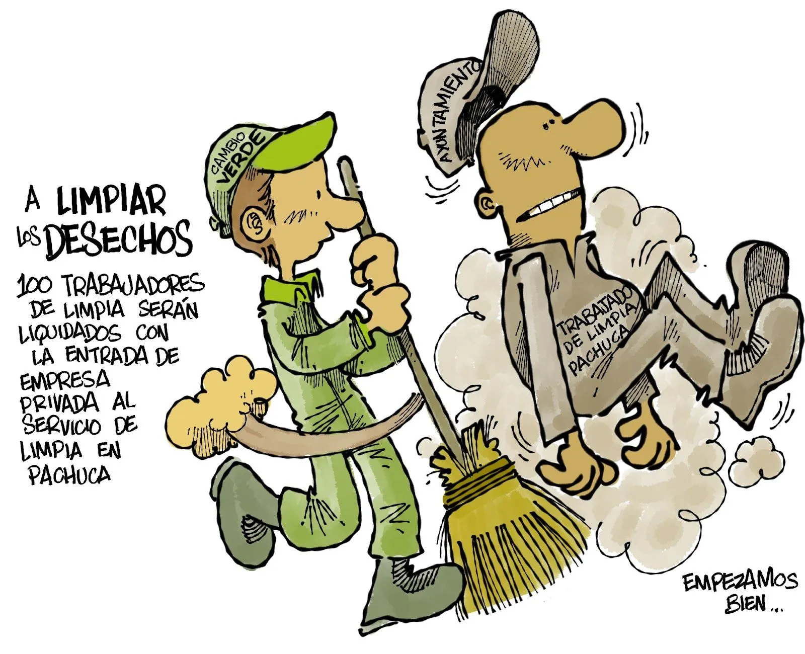 Basura en caricatura - Imagui