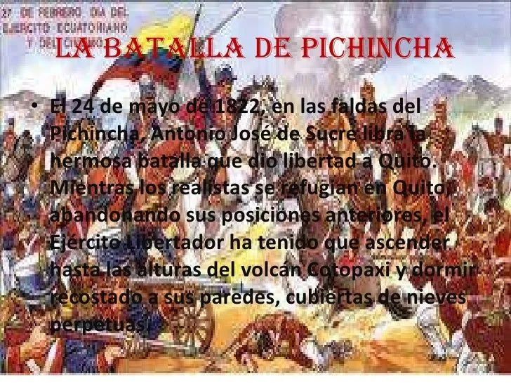 La batalla de pichincha