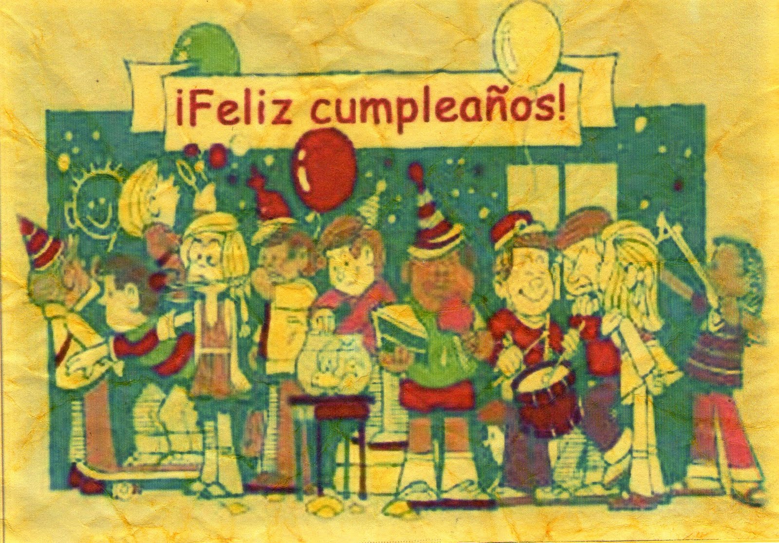 todo en batik: Tarjetas de Feliz Cumpleaños