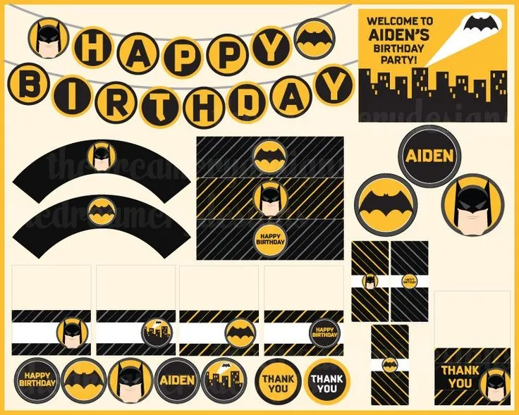 Batman Party decoration ideas :-) | fiestas | Pinterest