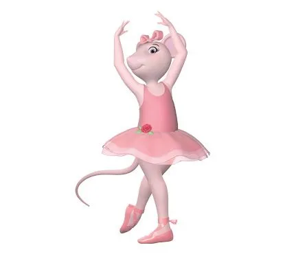 Baú da Web: Desenhos Angelina Ballerina para colorir