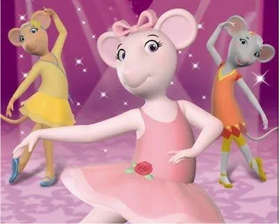 Baú da Web: Desenhos Angelina Ballerina para colorir