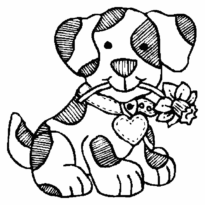 Baú da Web: Desenhos de Cachorros para Pintar