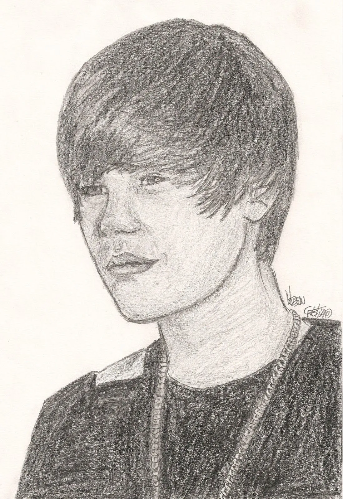 Baú da Web: Justin Bieber Desenhos para colorir