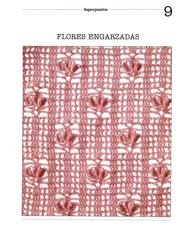 El Baul de Crochet y Telar: como hacer flores engarzadas en ...