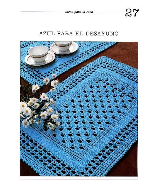 El Baul de Crochet y Telar: Patrones en crochet, como tejer tapetes