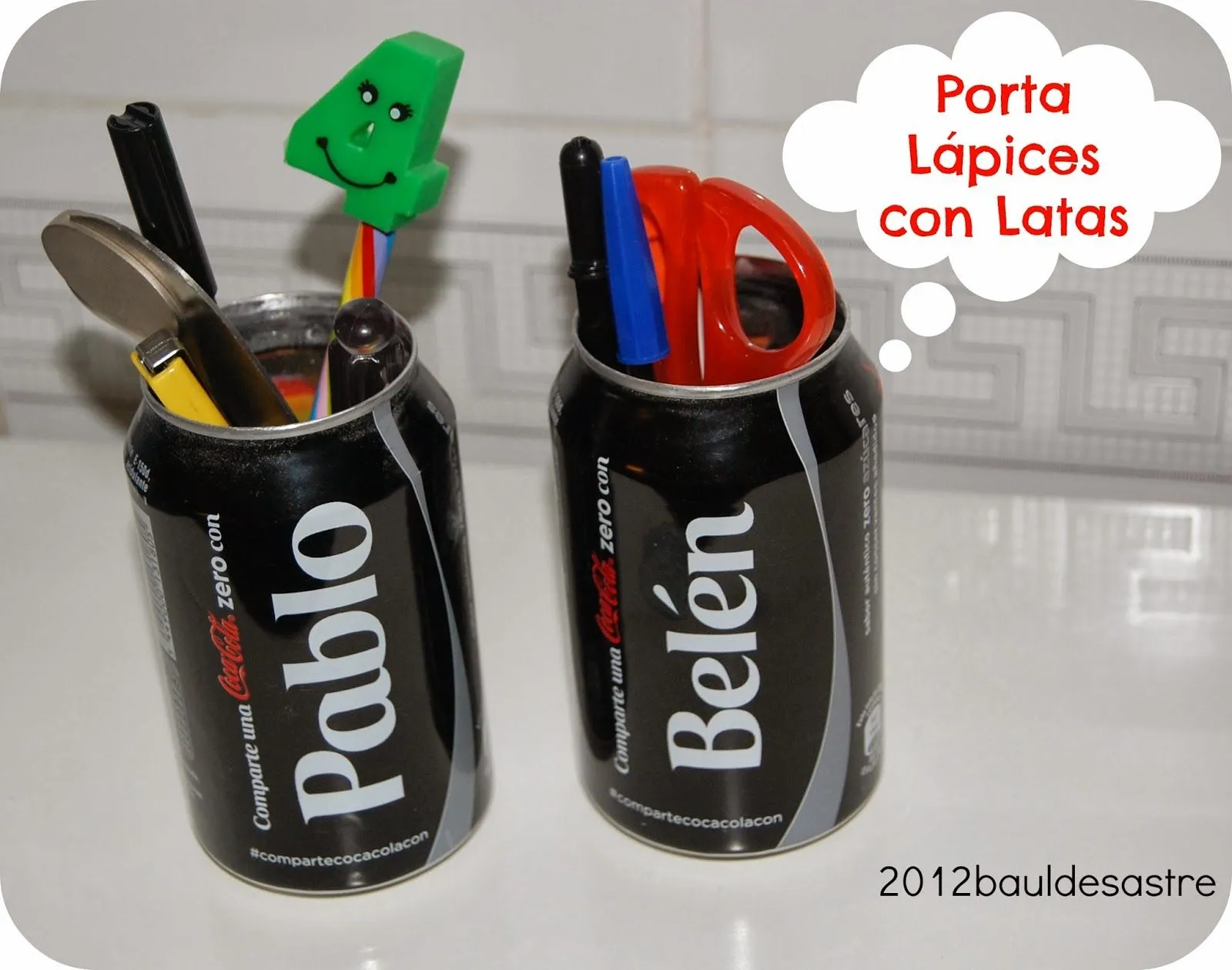 Baúl Desastre: DIY. Porta lápices Coca-