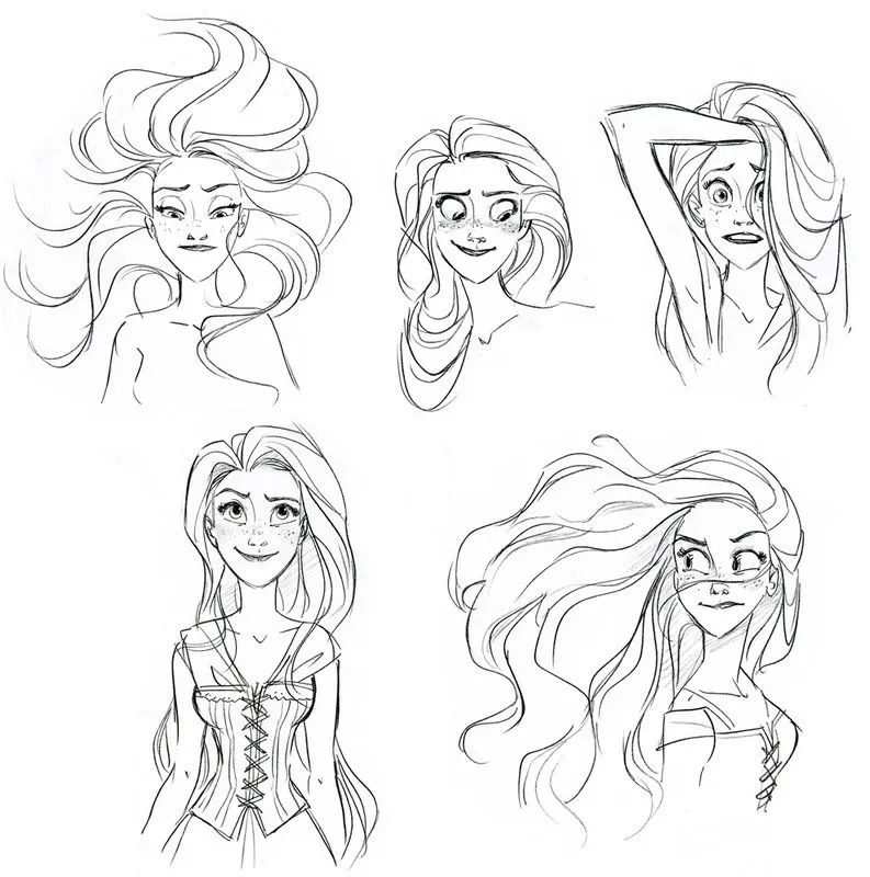 El Baúl de los Deseos: Antes y después: Rapunzel