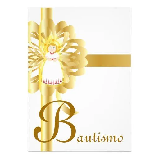 Bautismo" -Customize Personalized Invite from Zazzle.