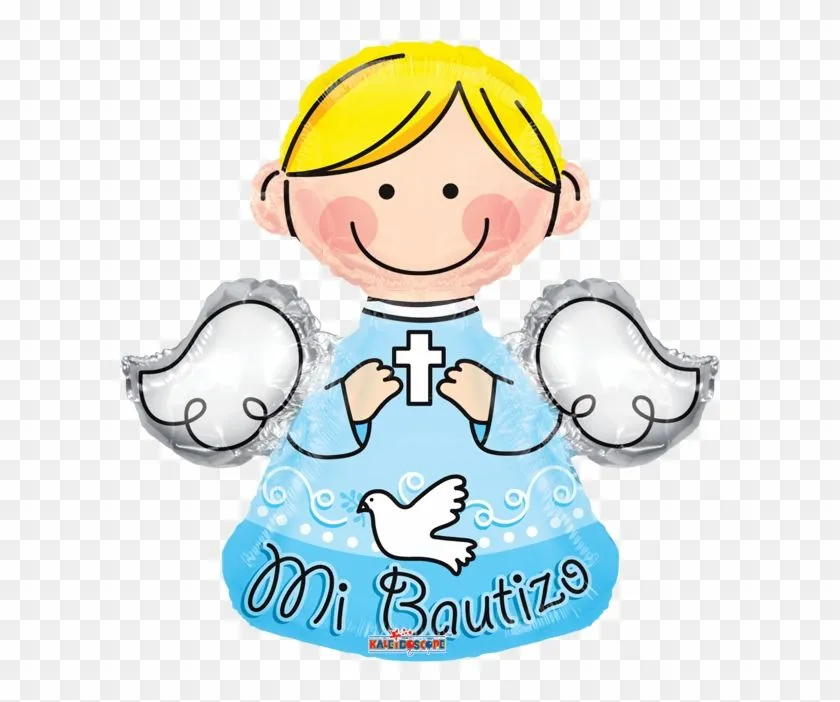 Mi Bautizo Angel Azul Shape 14 - Imagenes De Angelitos De Bautizo - Free  Transparent PNG Clipart Images Download