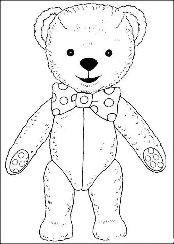 Bear coloring page | Super Coloring