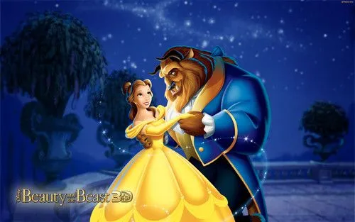 Beauty And The Beast 3D - princesas de disney fondo de pantalla ...