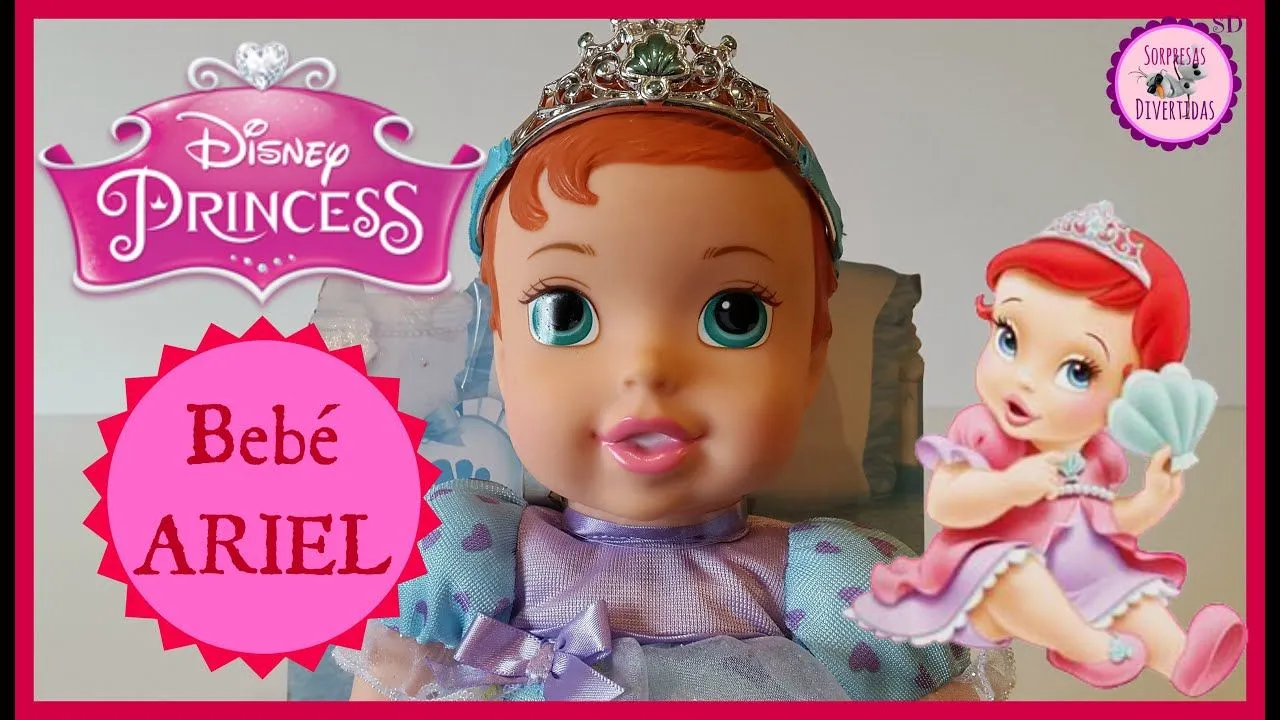 ☆Bebé Ariel☆Cuando la Sirenita era pequeña I Muñeca Princesa ...