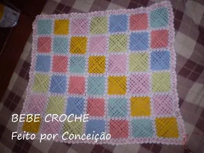 BEBE CROCHÊ: MANTA DE BEBE