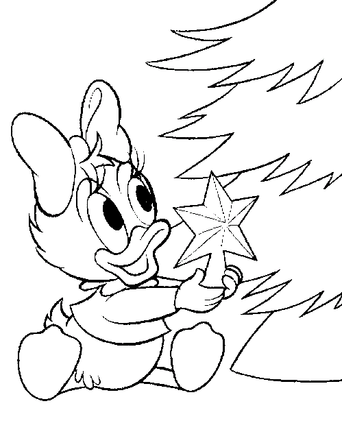 Pato donald bebé para colorear - Imagui