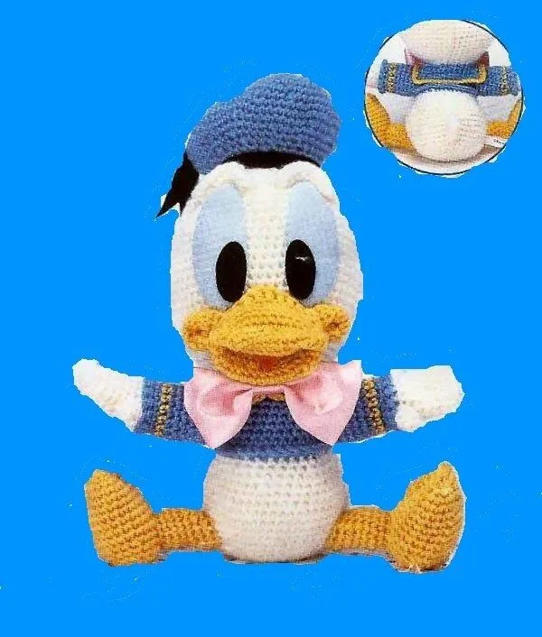 BEBE DONALD CROCHET / BABY DONALD IN HOOK by ALOYSIA on Etsy