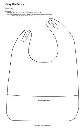 BEBE PATRONES BABEROS DE BEBE