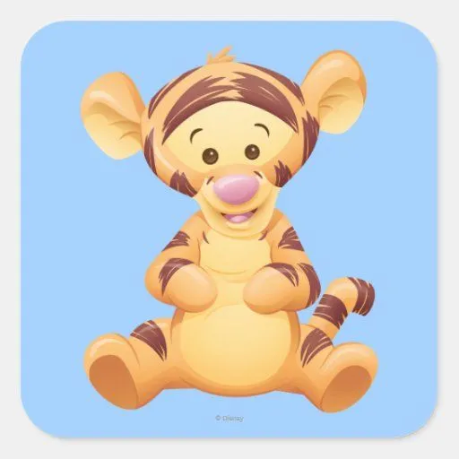 Bebé Tigger Llaveros Personalizados | Zazzle