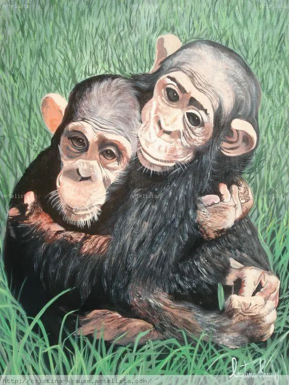 Bebes chimpances CRISTINA KRAUSE - Artelista.com