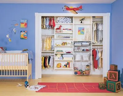 Nuestros bebes: Decoración: Closets para el cuarto del bebe