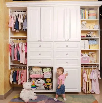 Nuestros bebes: Decoración: Closets para el cuarto del bebe